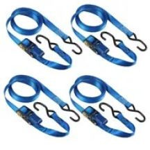 MASTER LOCK Spanngurt mit Ratsche und S-Haken, 5mx25mm, 4Stk
