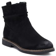 Schwarze Wildleder-Ankle-Boots für Damen, Jezzi ASA296-4