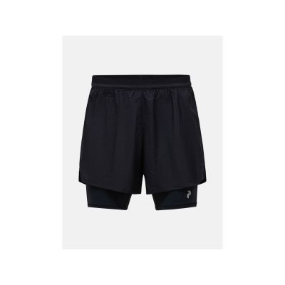 PEAK PERFORMANCE M Discover 2-in-1 Shorts, Schwarz