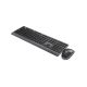 4. GEMBIRD Kabelloses Tastatur- und Maus-Set mit Dual-Modus, 2,4 GHz + Bluetooth, schlank, US-Layout, Schwarz