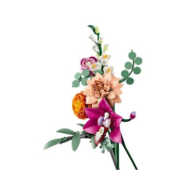 16. LEGO ICONS 10342 Botanik – Wunderschöner Strauß rosa Blüten