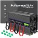 14. Qoltec Monolith 4000 MS Wave 51928 Spannungswandler, 12 V auf 230 V, 2000/4000 W, USB