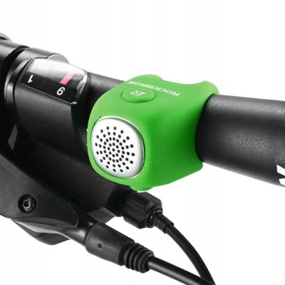 2. Rockbros CB1709GN elektronische Fahrradklingel – grün