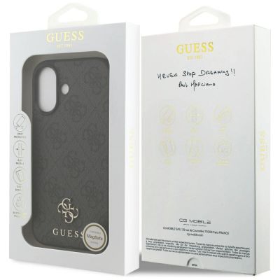 8. Guess 4G Small Classic Logo MagSafe Hülle für iPhone 17 - Schwarz