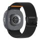2. Tech-Protect Nylon-Armband mit Verschluss für Samsung Galaxy Watch 40/44/46 mm – Schwarz