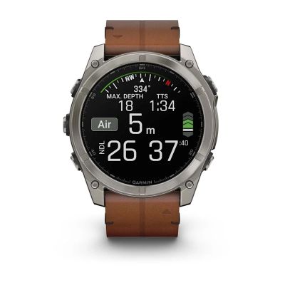 6. Garmin Fenix 8 AMOLED 51 mm Saphirglas Graphit Carbongrau Sportuhr