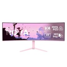 Arozzi Nova 49" Curved Computermonitor 124,5 cm (49") 5120 x 1440 px Dual QHD LED Pink