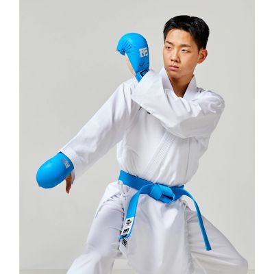 11. Karatehandschuhe - Fäustlinge 2 BLAU WKF | MOOTO