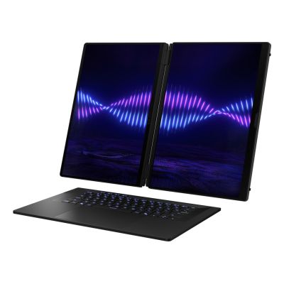 5. ASUS ROG Zephyrus Duo 16 GX651AX-U9322X Ultra 9 386H 2x16,0" 3K Touch OLED 120Hz 1100nits AG 32GB LPDDR5X SSD2TB GeForce RTX 5090 24GB CAM1080p + IR 90Whs W11Pro Aluminium Stellar Gray