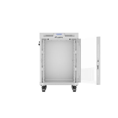 4. Lanberg FF01-6615-12SL Freistehendes Rack 15U Grau