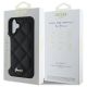 8. Guess Gestepptes Metalllogo iPhone 16 Plus Hülle - Schwarz