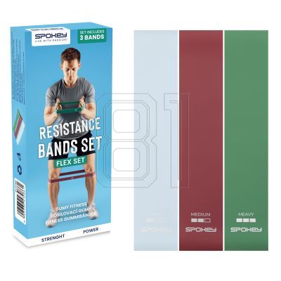 10. Spokey Flex Set SPK-943086 resistance bands 