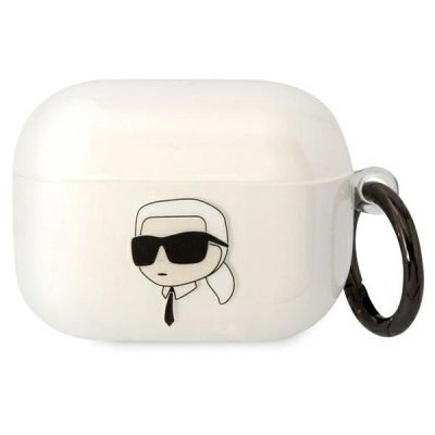 Karl Lagerfeld KLAPHNIKTCT AirPods Pro Hülle transparent Karl`s Head