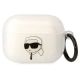 Karl Lagerfeld KLAPHNIKTCT AirPods Pro Hülle transparent Karl`s Head