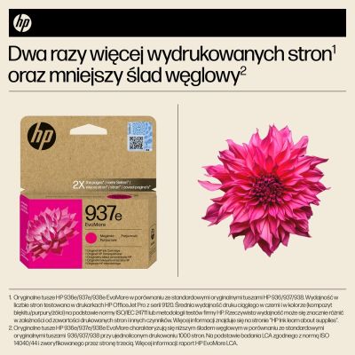 2. HP Original Magenta Tinte 937e EvoMore