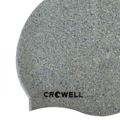 4. Silicone swimming cap Crowell Recycling Pearl silver col.2