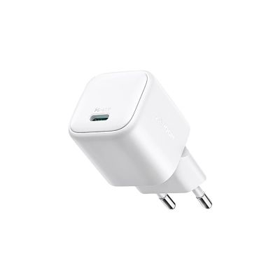 Joyroom JR-TCG15 Mini 30W GaN USB-C Wandladegerät - Weiß