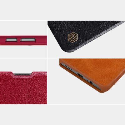 14. Nillkin Qin Case Hülle für Xiaomi Redmi Note 11 Pro+ (China) / Redmi Note 11 Pro (China) / Mi11i HyperCharge Kameraschutz Holster Cover Flip Case Schwarz