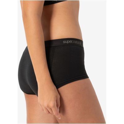 2. Damen-Thermo-Unterhosen Super.natural Tundra175 Hipster 2Pack – jet black/jet black, Größe: S