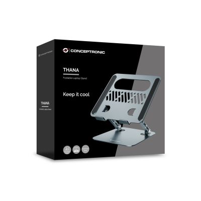 6. Conceptronic THANA10G Laptopständer Notebookständer Grau 43,2 cm (17")