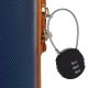 6. PROWORLD KOMBINATIONS-VORHÄNGERSCHLOSS FÜR KOFFER UND TASCHE MIT KABEL