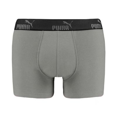 3. Puma Herren-Boxershorts, 3er-Pack, Schwarz/Grau, bequeme Baumwolle