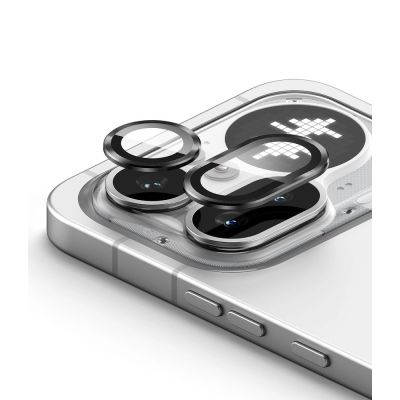 3. Ringke Kameraschutzrahmen, 2er-Pack für Nothing Phone 4A Pro – Schwarz