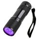 4. Wozinsky WLD-9L IP65 UV-Taschenlampe zur Spurensuche – Schwarz