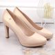 5. Sergio Leone W SK53N Pumps mit Absatz und Plateau beige