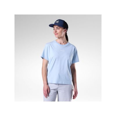 ROSSIGNOL Damen-T-Shirt mit Wasserfall-Grafik, Blau