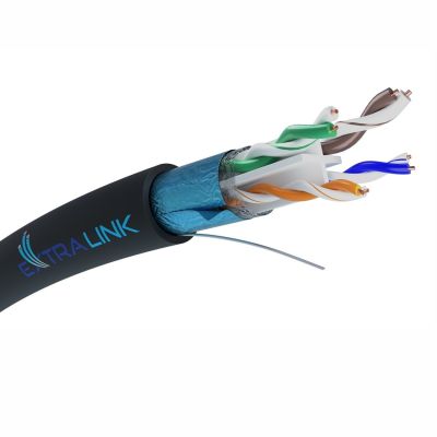 7. Extralink CAT6 FTP (F/UTP) V2 Außen-Netzwerkkabel 50 m