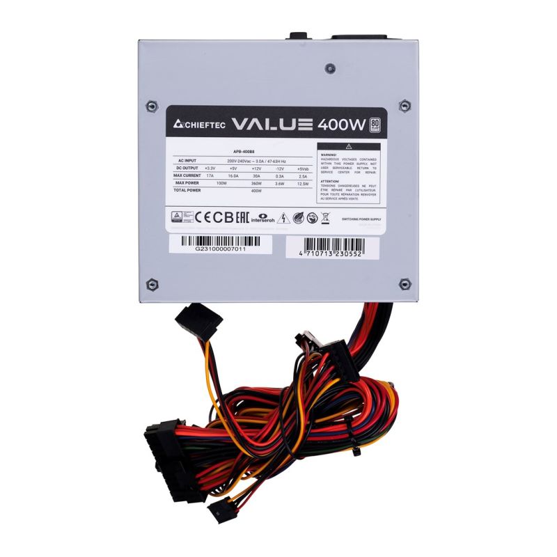 3. CHIEFTEC Netzteil Value Serie APB-400B8 400W