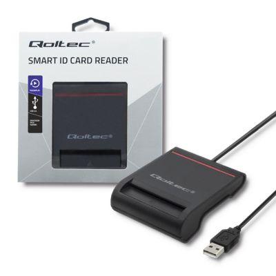 3. QOLTEC Smart-ID-Chipkartenleser USB 2.0 | Plug & Play