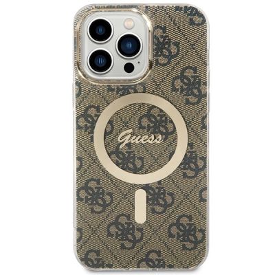 2. Guess IML 4G MagSafe Case für iPhone 15 Pro Max - Braun