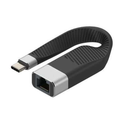 12. Techly ICOC USBC-RJ45 Netzwerkkabel Schwarz 0,144 m