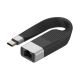 12. Techly ICOC USBC-RJ45 Netzwerkkabel Schwarz 0,144 m