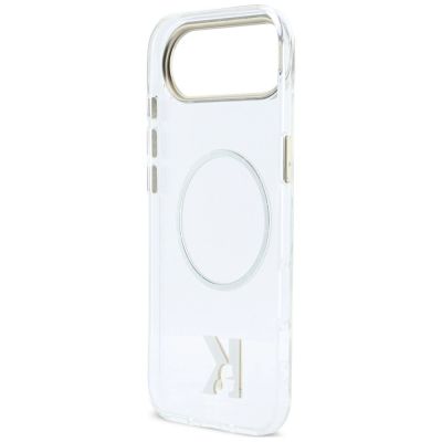 8. Karl Lagerfeld IML K Head Logo MagSafe Hülle für iPhone Air - Transparent