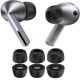 2. Tech-Protect Ear Tips für Samsung Galaxy Buds 3 Pro in den Größen S / M / L - Schwarz (3 Stk.)