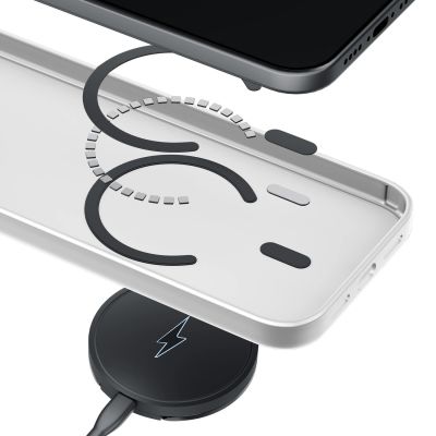 3. 3mk Smoke MagCase für iPhone 17 Pro - Weiß-Transparent