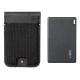 UAG Metropolis Wallet – Geldbörse mit Ständer und Standortkarte (Apple „Wo ist?“ und Google Find Hub), kompatibel mit MagSafe (Kevlar Schwarz)