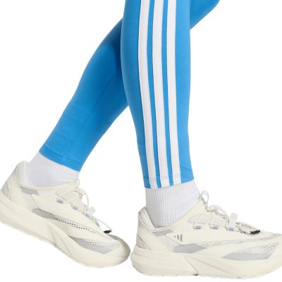 5. adidas Essentials Leggings mit 3 Streifen für Damen, Blau, KC5179