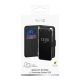 4. Puro Booklet Case mit Klappe und Geldbörse für Samsung Galaxy S25 – Schwarz