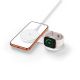 2. Tech-Protect A55 2-in-1 MagSafe 25W Qi2.2 Kabelloses Ladegerät + USB-C / USB-C Kabel 100cm - Weiß