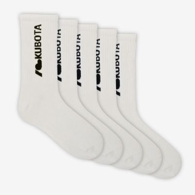 4. Kubota 5er-Pack „I Love Kubota“-Socken, cremefarben K25SS-300-002-01-5