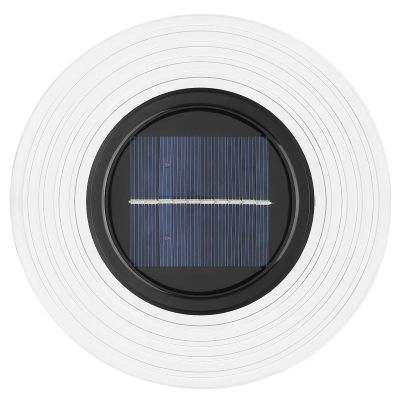 14. Solar-Scheibenlampe mit 28 LEDs zur Boden- oder Wandmontage