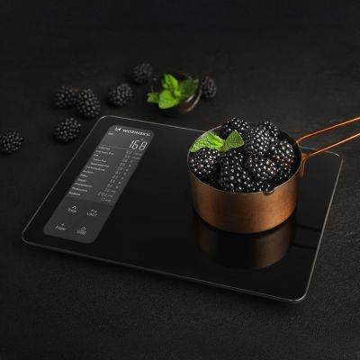 5. Wozinsky WIK-16 Intelligente Küchenwaage mit Digitalanzeige und Bluetooth-App – Schwarz
