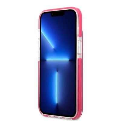 5. Karl Lagerfeld Choupette Head Hülle für iPhone 13 mini – Fuchsia