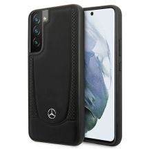 Mercedes Leder Urban Line Hülle für Samsung Galaxy S22+ - Schwarz