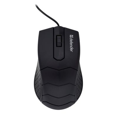 3. Defender Kabelmaus HIT MB-530 Schwarz OTPICAL 1000DPI 3P 52530