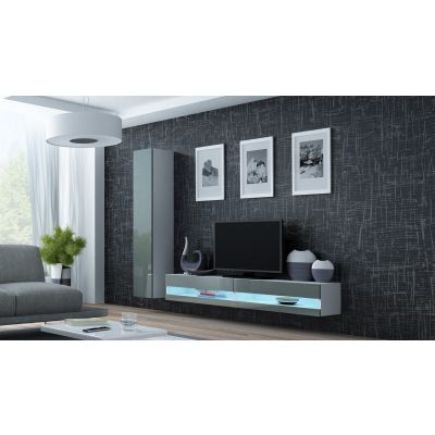 5. TV-Schrank VIGO NEU '180' 30/180/40 weiß/grau
